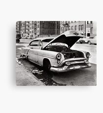 Lienzo Stolen Olds, 1964. Foto de época