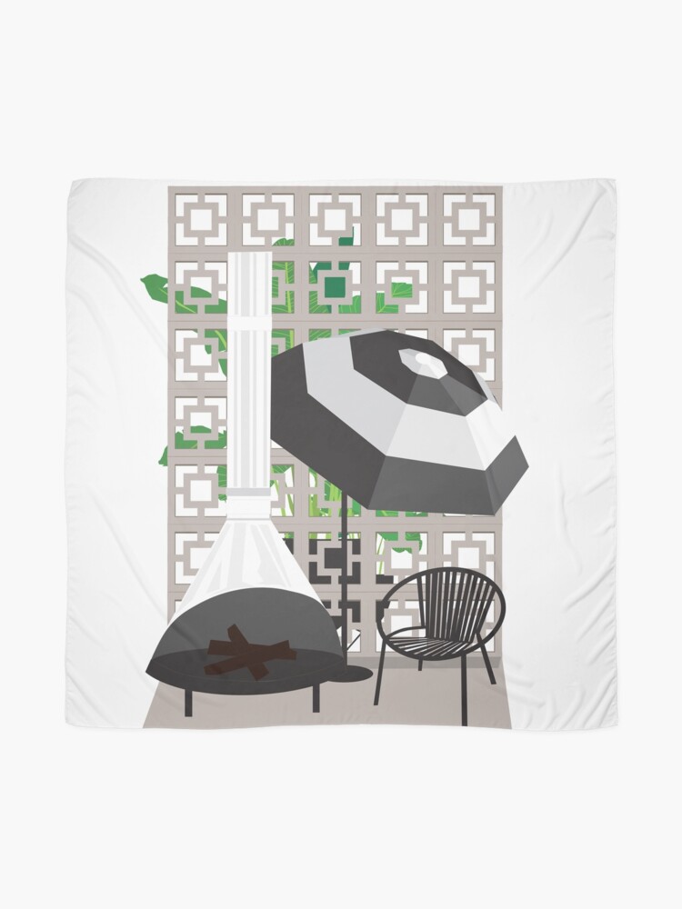 Mid Century Modern Fireplace Scarf By Jenbucheli Redbubble