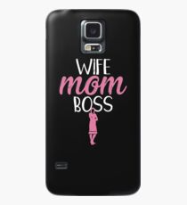 Ehefrau Mom Boss T-Shirt Hülle & Skin für Samsung Galaxy