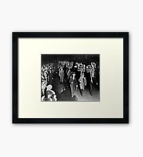 Wir wollen Bier! Prohibition Protest, 1931. Vintage Foto Gerahmtes Wandbild