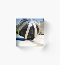Round Sculpture Acrylic Block