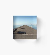 The Dock at Port Dalhousie Canada Acrylic Block
