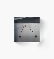 submerged jetty, tarbet Acrylic Block