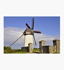 Windmill in Skerries Photographic Print