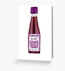 Grape Juice - kiddush Greeting Card