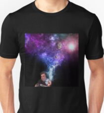 Elon Musk Fumer l'Univers T-shirt ajusté