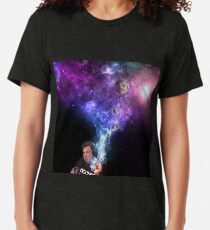 Elon Musk Smoking the Universe Tri-blend T-Shirt