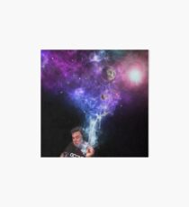 Elon Musk Smoking the Universe Art Board