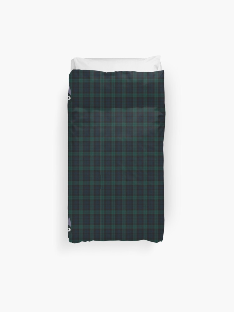 Kiki S Delivery Service Jiji Green And Blue Tartan Plaid Duvet