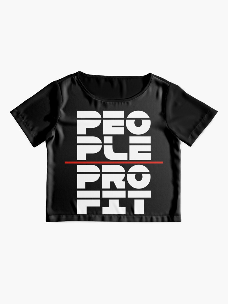 people over profit t shirt