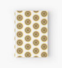 Gelber minimaler Mandala Notizbuch