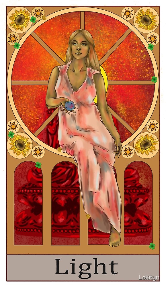 "Custom Light Tarot Card (DnD)" by Lokityn Redbubble