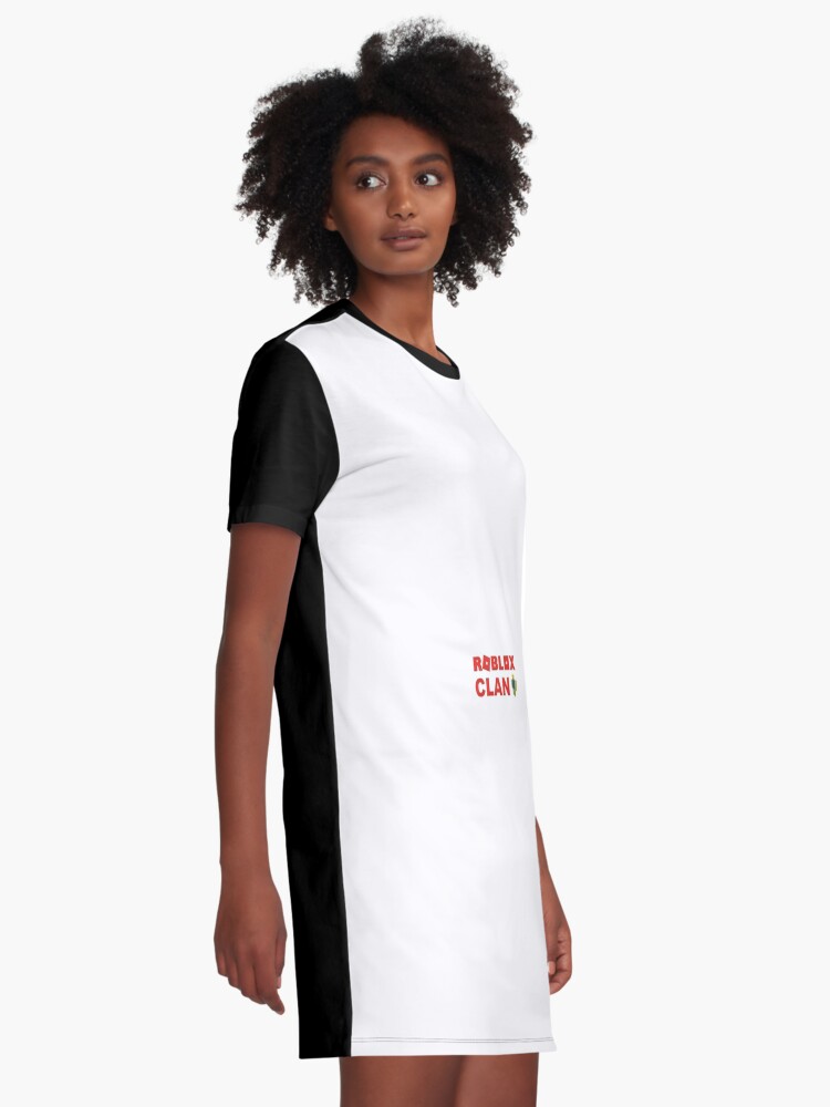 Roblox Clan Graphic T Shirt Dress - 