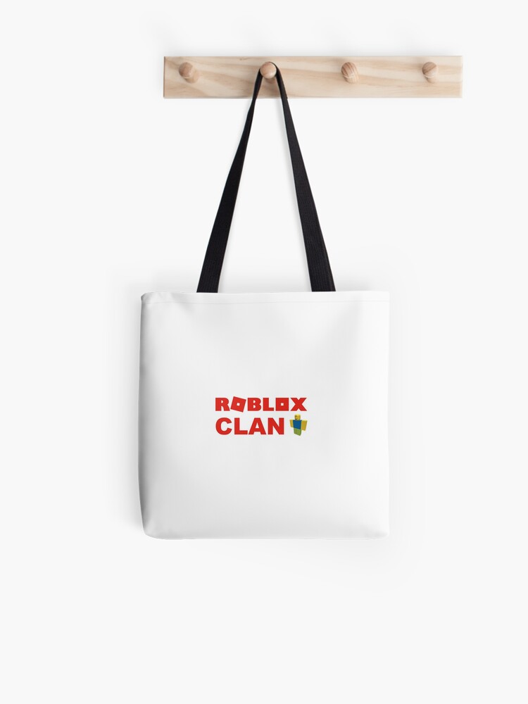 Roblox Clan Tote Bag By Ellawhitehurst Redbubble - roblox logo remastered poster by lukaslabrat redbubble