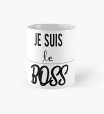 Taza clásica yo soy el jefe