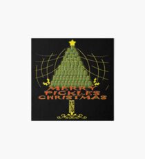 Funny Merry Pickles Christmas Gift Idea Art Board