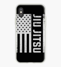 Patriotische Muttahida Majlis-e-Amal, die Bjj brasilianische Jiu Jitsu amerikanische Flagge ergreift iPhone-Hülle & Cover