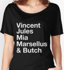 Pulp Fiction Cast Women's Relaxed Fit T-Shirt