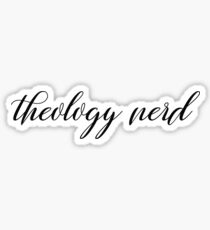 theology nerd Sticker