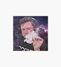 Elon Musk Smoking Art Board
