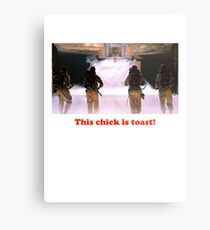 This chick is toast! Metal Print