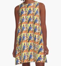 Autumn Bird A-Line Dress