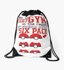 Pokemon gym monkey Drawstring Bag