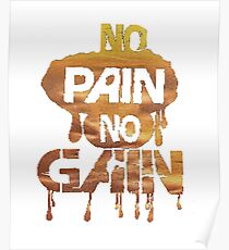 No pain no gain Poster