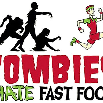 Camiseta Zombies Hate Fast Food