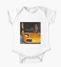 Yellow Lambo One Piece - Short Sleeve