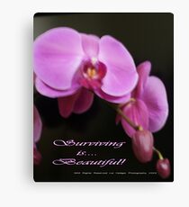 Pink is ... Surviving! Original Photography All Rights Reserved Lei Hedger 2009 Canvas Print