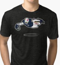 Zombie Football Player, SAN DIEGO w/Oakland Skull Tri-blend T-Shirt