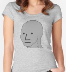 NPC Wojak Women's Fitted Scoop T-Shirt