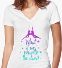 Greatest Showman Rewrite The Stars Women's Fitted V-Neck T-Shirt