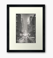 A Winter's Tale - New York City Framed Print