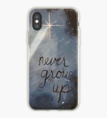 Never grow up iPhone Case