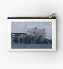 Blowing Up the Jamestown Bridge, Jamestown, RI Studio Pouch