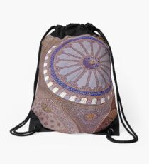 Blue mosque in Istanbul Drawstring Bag