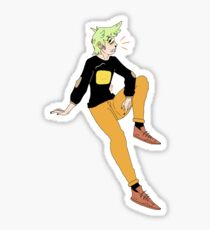 Hipster Guy Sticker