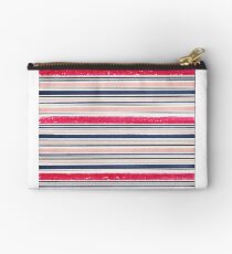 Red orange/blue black Studio Pouch
