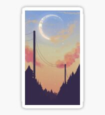 Sunset Forest Sticker