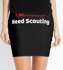 Low Battery Need Scouting TShirt Activities Hobbies Gift Mini Skirt
