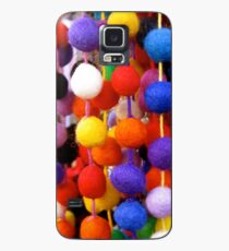 COLOURED COTTON BOBBLES NOW AVAILABLE ON PENCIL SKIRTS AND SCARVES Case/Skin for Samsung Galaxy