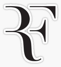 Roger Federer Tennis Sticker Sticker