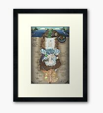 Hergestellt in Abyss • Abyss Chart Gerahmter Kunstdruck