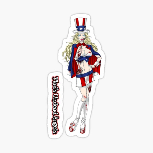 Undead Angels: Zombie Aunt Samantha Sticker