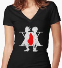 Hunter x hunter Women's Fitted V-Neck T-Shirt