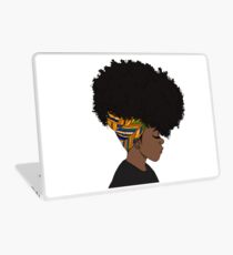 big afro Laptop Skin