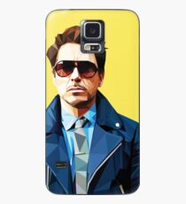 Funda/vinilo para Samsung Galaxy Robert Downey Jr - Vector Low Poly
