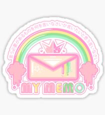 My Memo - Envelope Sticker Sticker